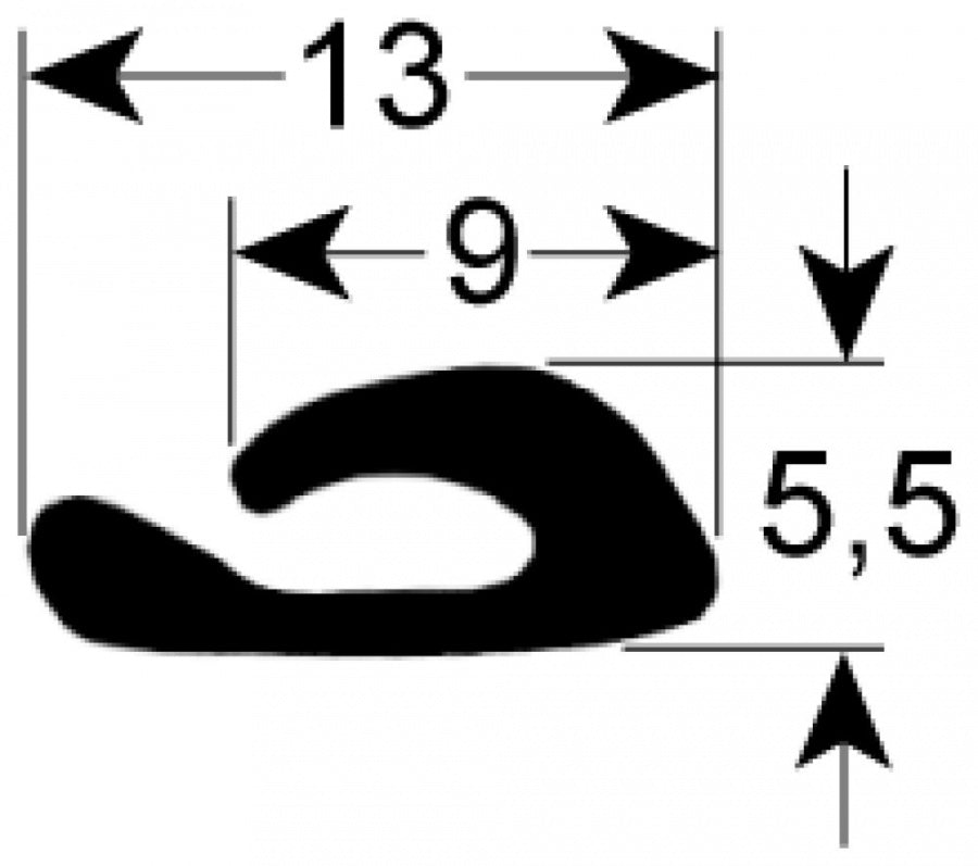 Garnitura usa, profil 1880, vanzare la metru - 900882