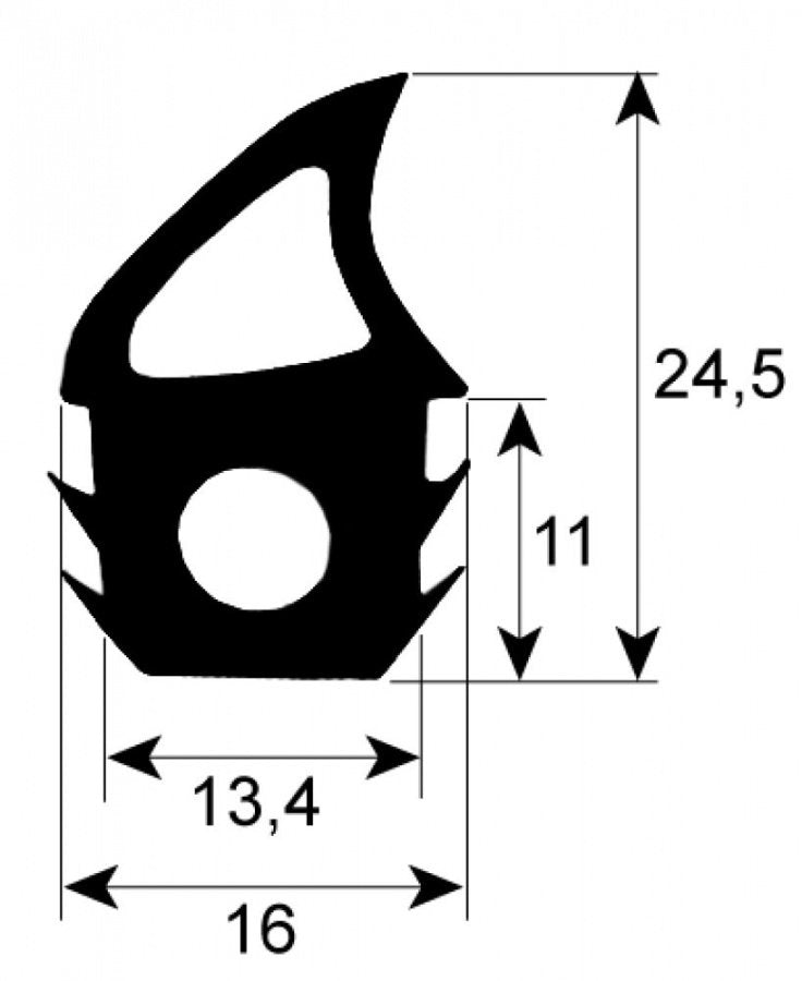 Garnitura termica usa cuptor profil 2746, la metru - 900901