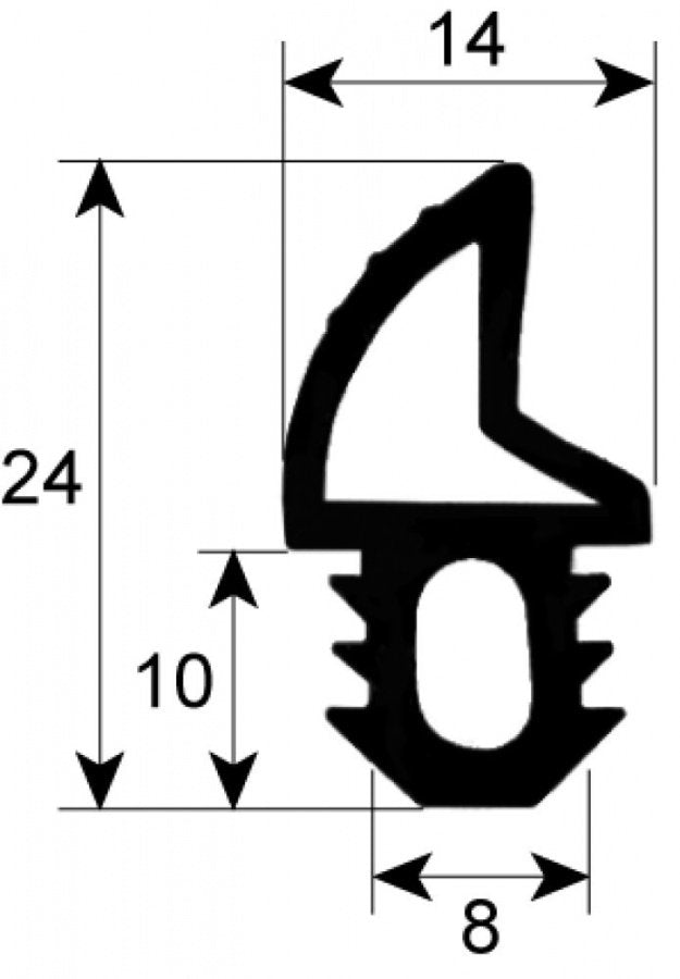 Garnitura termica usa cuptor profil 2755 - la metru - 900913