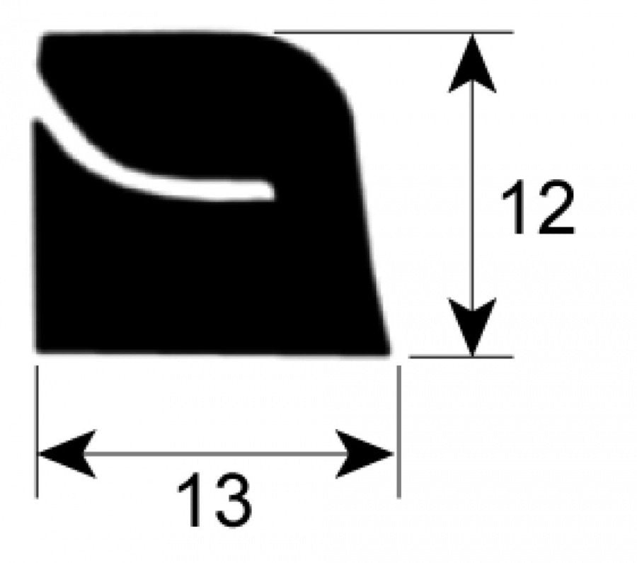 window gasket profile 1893 Qty by meter