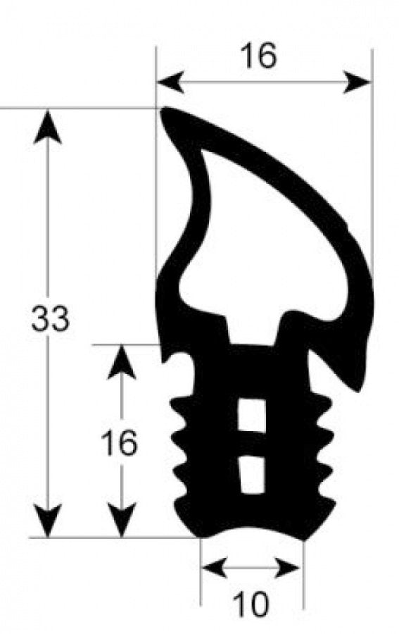 Garnitura termica profil 2743, cu vanzare la metru - 900956