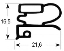 refrigeration gasket profile 9030 W 598mm L 635mm external size