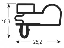 Garnitura frigo profil 9010 L 650 x 745 mm - 901249