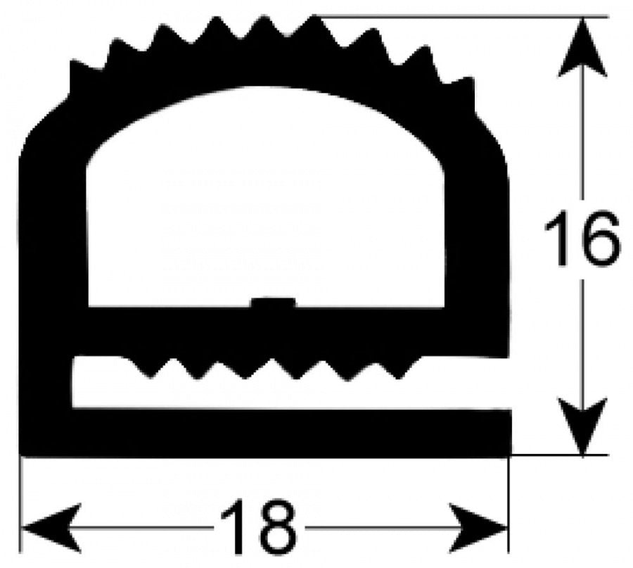 refrigeration gasket profile 9170 W 605mm L 1295mm external size suitable for FAGOR