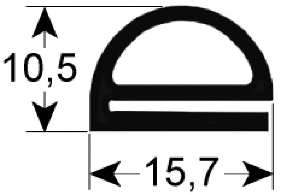 refrigeration gasket profile 9263 L 25m Qty 1