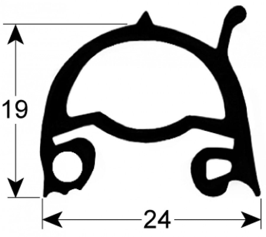 door seal profile 2519 W 695mm L 885mm external size suitable for CONVOTHERM