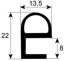 door seal profile 2226 L 3500mm Qty 1 W 700mm