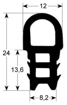 door seal profile 2050 L 1850mm