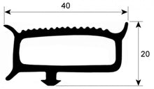gasket for walk-in fridges profile 9780 W 735 mm H 1835 mm plug size