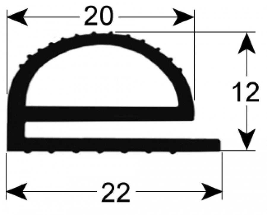 refrigeration gasket profile 9274 Qty 25m