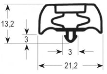 refrigeration gasket profile 9252 W 530mm L 655mm plug size