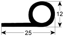 door seal profile 2957 Qty by meter suitable for CAPIC