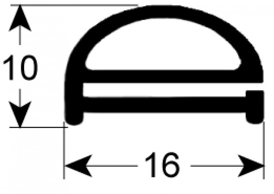 door seal profile 2229 W 495mm L 635mm external size suitable for FALCON with fixing kit