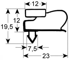 refrigeration gasket profile 9051 W 560mm L 1685mm