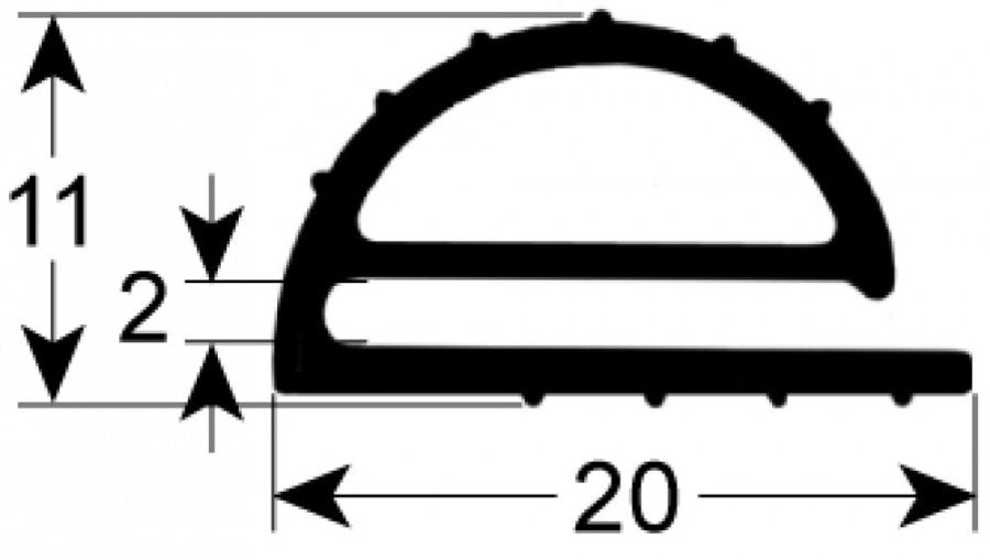 refrigeration gasket profile 9059 Qty 25m