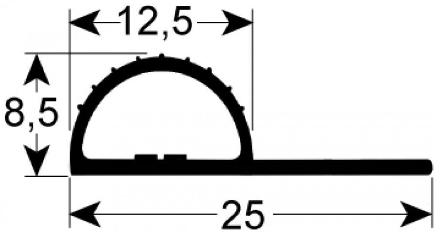 refrigeration gasket profile  Qty 25m