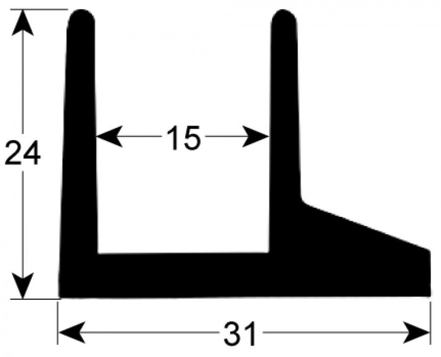 refrigeration gasket profile  Qty 25m