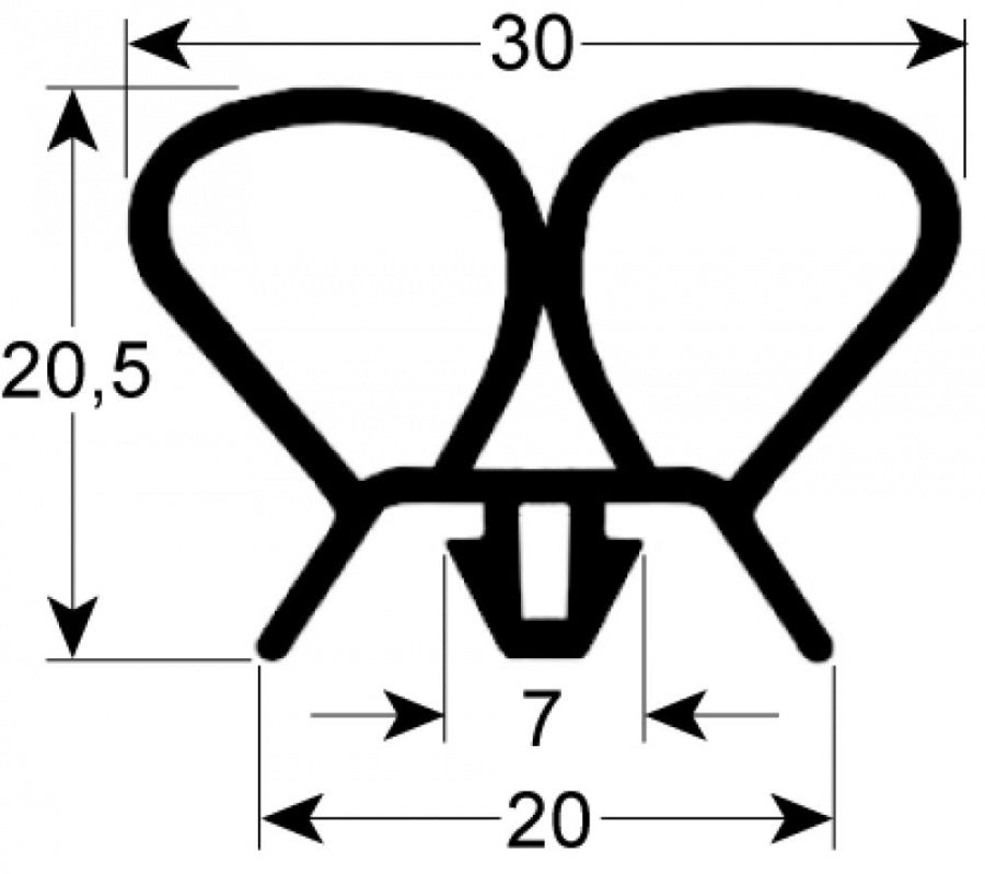 refrigeration gasket profile  Qty 25m