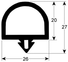 Garnitură cameră frigorifică Frigorbox, profil 9991, lungime L 6 m, culoare negru - 902094