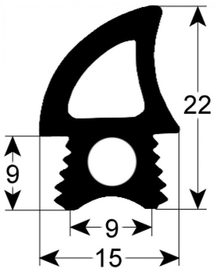 garnitura usa profil 2767 L 1760mm
