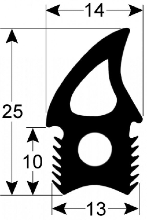 garnitura usa profil 2766 L 2520mm P 1
