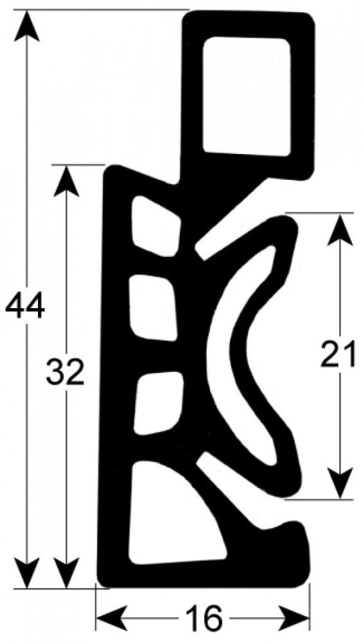 garnitura pentru carucior tavi profil 4150 L 540mm potrivit pentru P 1