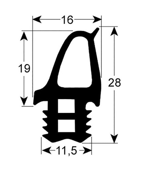 Garnitura termica usa cuptor Retigo AX000036, L 625x743 mm - 902765