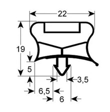 Garnitura frigo profil 9794 W 646 x 1501 mm - 902766