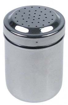 cocoa dredger stainless steel ø 55mm H 81mm hole ø 1,5mm capacity 140g capacity 5oz