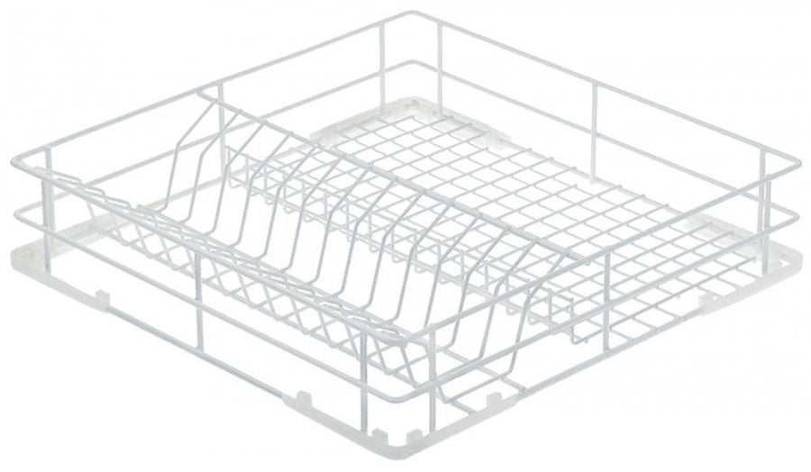 Cos mixt 400 x 400 mm, H 100 mm, din otel plastifiat, pentru tacamuri si 13 farfurii max. ø 160 mm - 970070