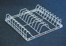 Cos spalare 18 farfurii ø 250 mm, din otel plastifiat, 500 x 500 mm, H 100 mm - 970071