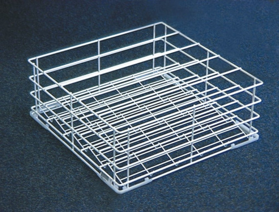 Cos pentru pahare 500 x 500 mm, H 195 mm, cu 5 randuri latime 90 mm - 970076