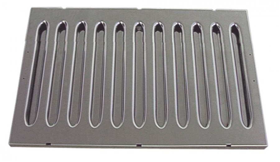 baffle filter W 500 mm H 300 mm thickness 20 mm SS for range hoods - Code 970094