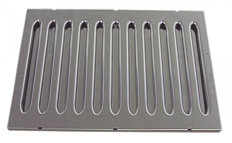 baffle filter W 500 mm H 350 mm thickness 20 mm SS for range hoods - Code 970095