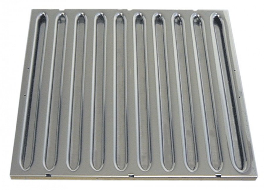 baffle filter W 450 mm H 400 mm thickness 20 mm SS for range hoods - Code 970096