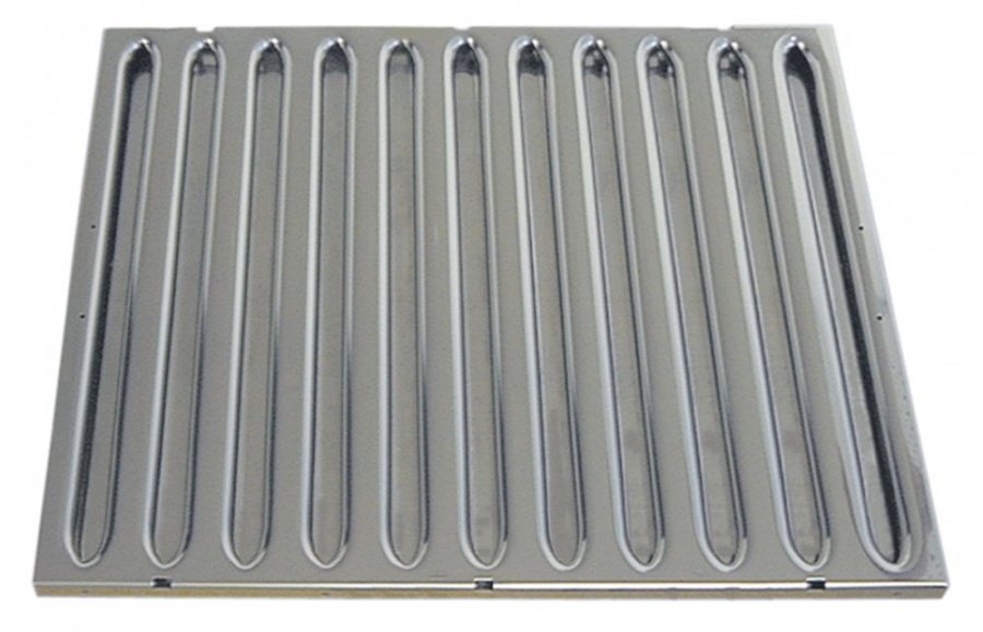 baffle filter W 500 mm H 400 mm thickness 20 mm SS for range hoods - Code 970097