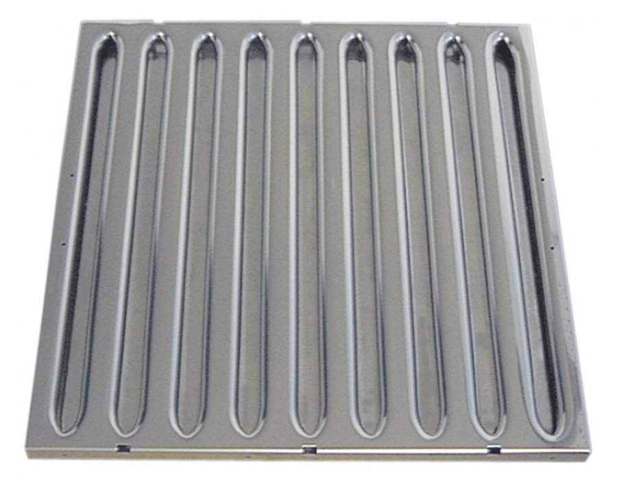 Filtru hota INOX cu labirint L 398 x 398 mm, grosime 20 mm - 970112
