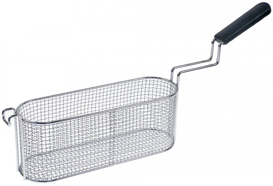 fryer basket L1 320mm W1 100mm H1 120mm chrome-plated steel