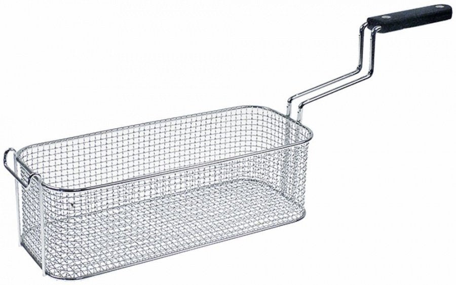 fryer basket L1 365mm W1 140mm H1 110mm chrome-plated steel