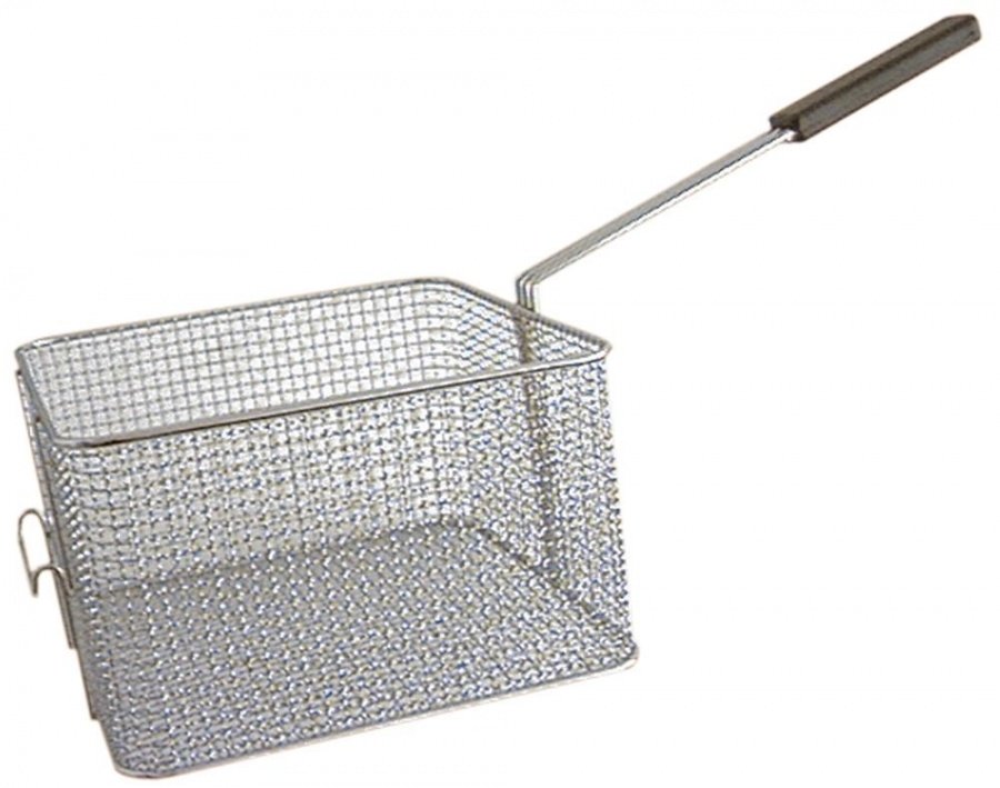 fryer basket L1 250mm W1 256mm H1 150mm L2 540mm H2 160mm H3 270mm chrome-plated steel