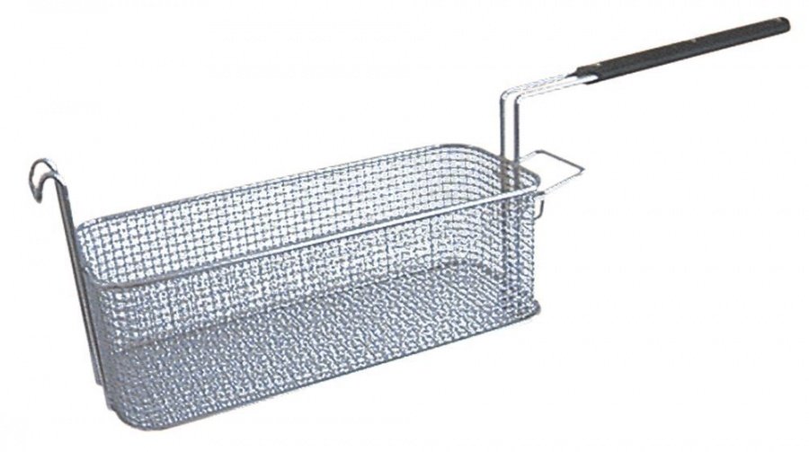 fryer basket L1 380mm W1 150mm H1 125mm