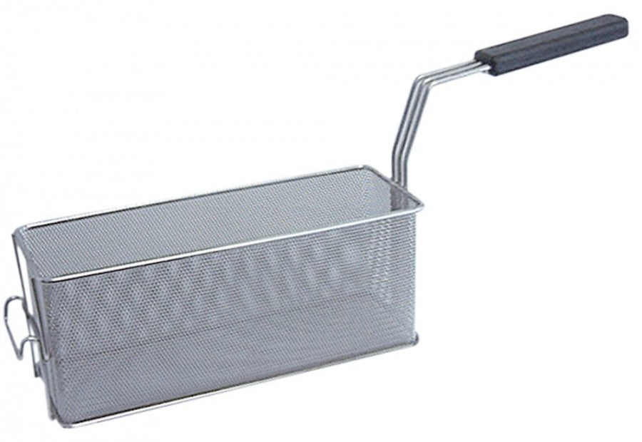 pasta basket L1 280mm W1 100mm H1 115mm L2 490mm H3 207mm stainless steel