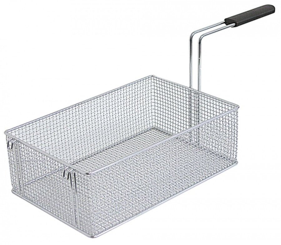 fryer basket L1 370mm W1 240mm H1 120mm L2 230mm H2 232mm H3 232mm chrome-plated steel
