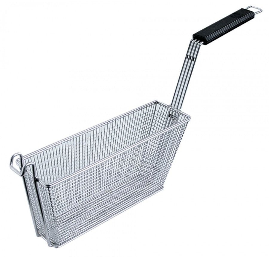 fryer basket L1 345mm W1 108mm H1 155mm L2 190mm H2 280mm H3 315mm stainless steel