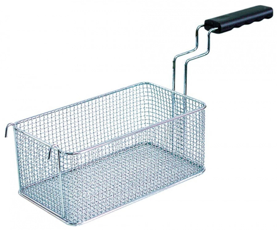 fryer basket L1 290mm W1 165mm H1 120mm chrome-plated steel