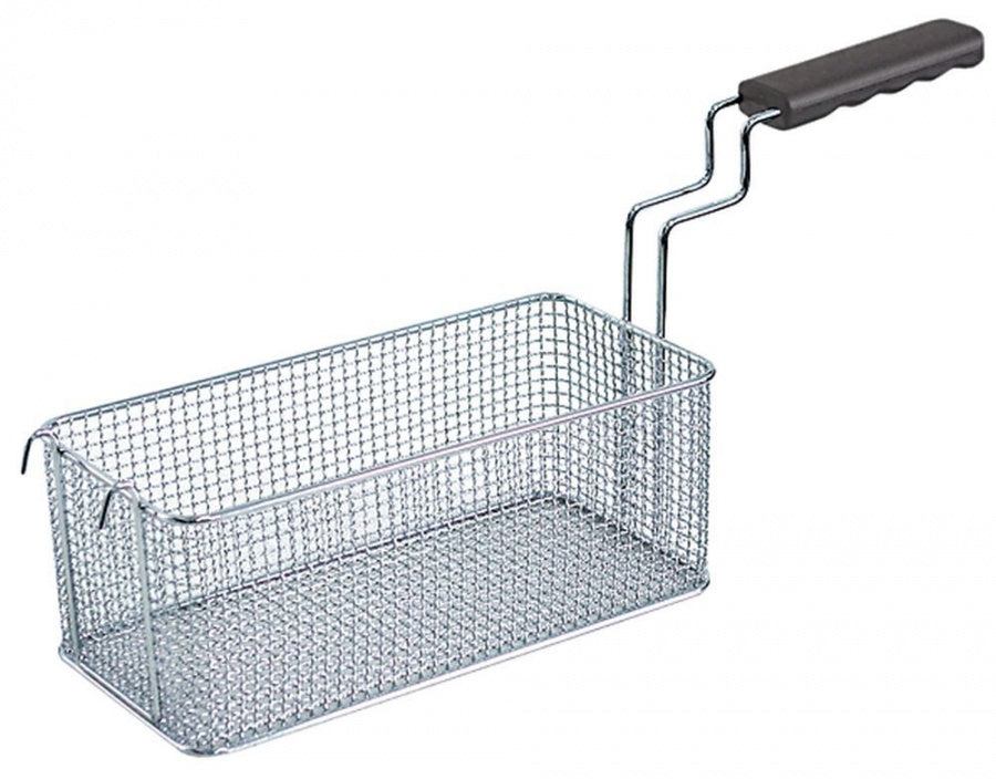 fryer basket L1 310mm W1 145mm H1 120mm chrome-plated steel