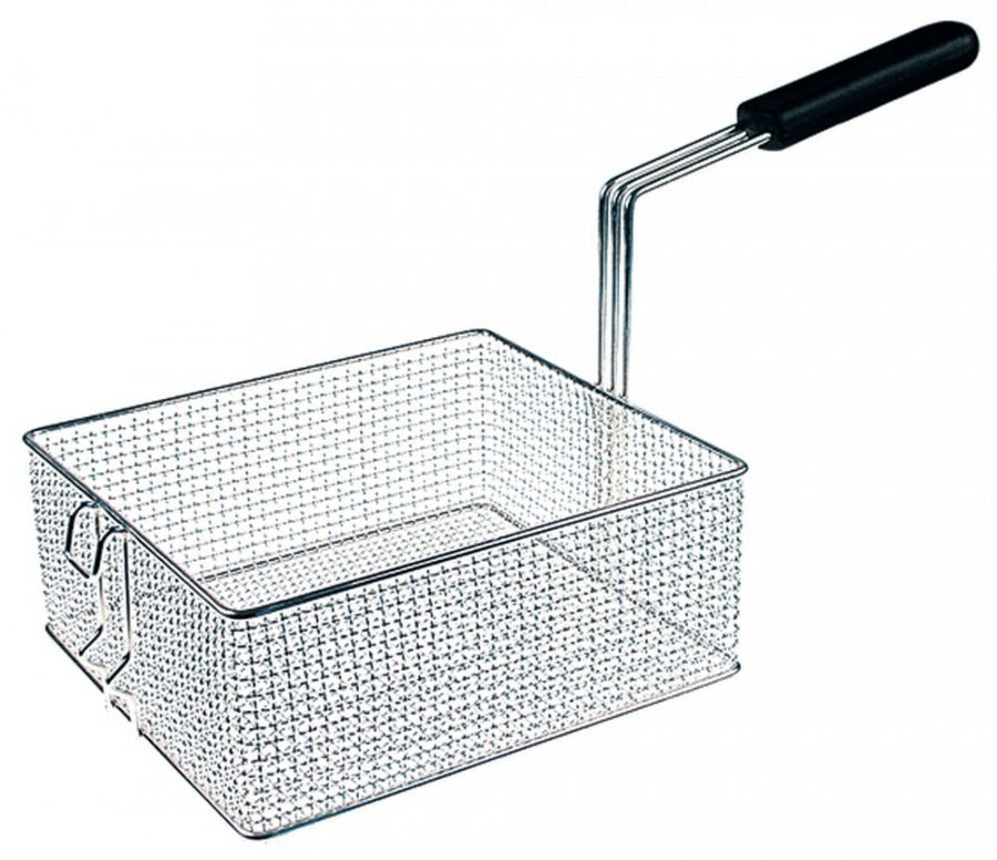 fryer basket W1 235mm L1 270mm H1 110mm H2 210mm chrome-plated steel