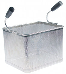 pasta basket L1 240mm W1 290mm H1 215mm H3 357mm stainless steel