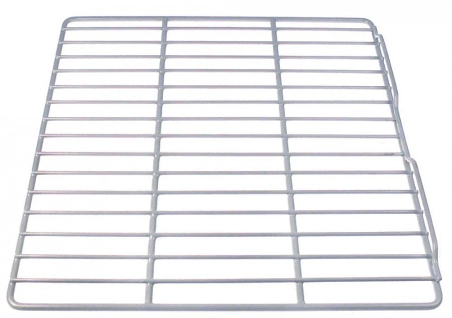 grid shelf W 485mm L 460mm steel plastic-coated with hinge camp suitable for fridge