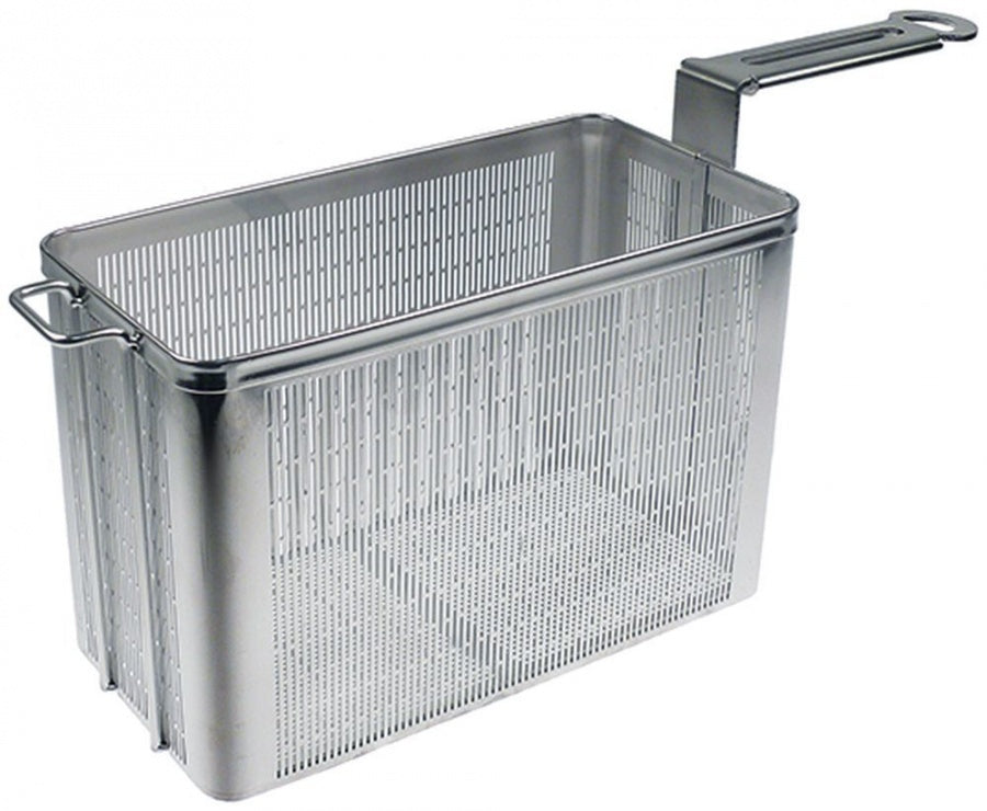 pasta basket L1 300mm W1 150mm H1 200mm H3 245mm stainless steel